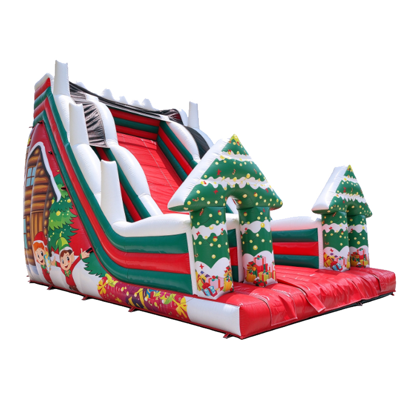 Giant Christmas Inflatable Dry Slide