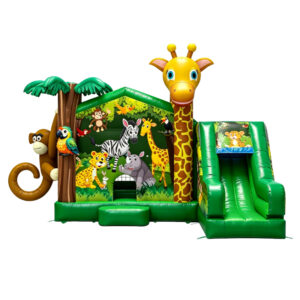 Giraffe Safari Jungle Inflatable Bouncy Castle