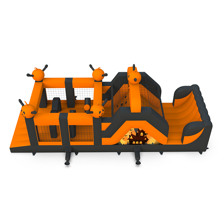 Halloween Pumpkin Inflatable Obstacle Course - Image 4
