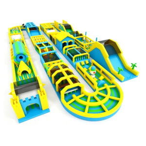 Inflatable 5K Obstacle Course Bouncy Castle