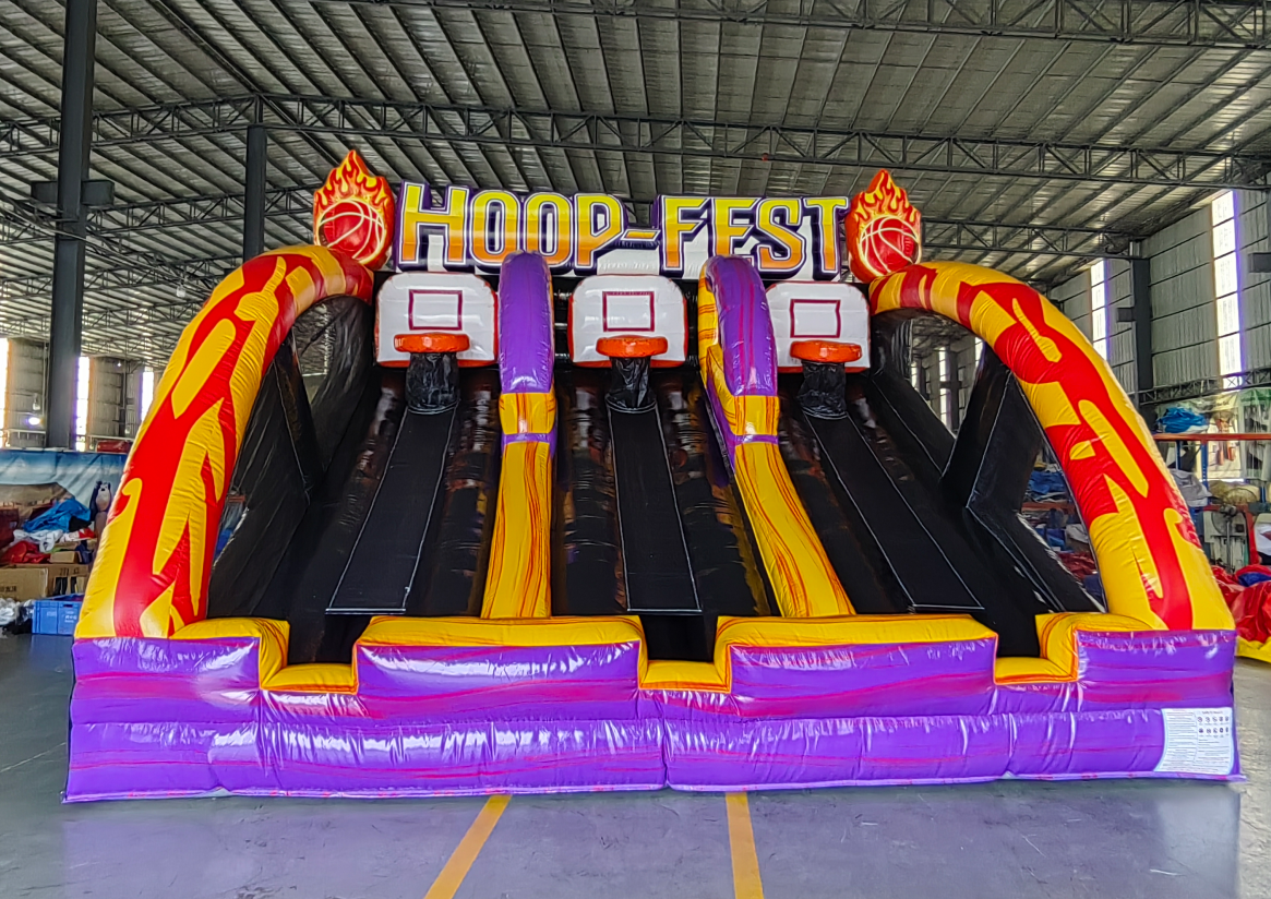 Popular Portable Inflatable Basketball Game For Kids - Image 2