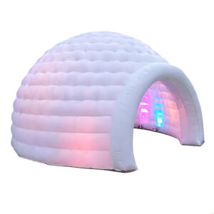 Inflatable Igloo Dome Tent With LED Light