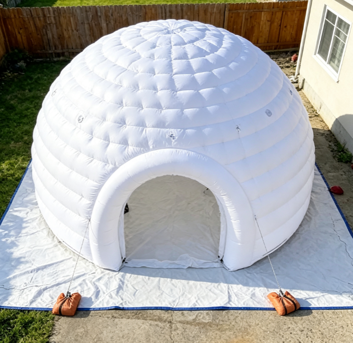 Inflatable Igloo Dome Tent With LED Light - Image 4