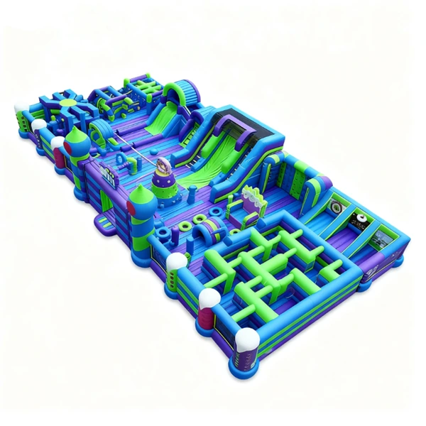 Inflatable Obstacle Course Fun City - Image 2