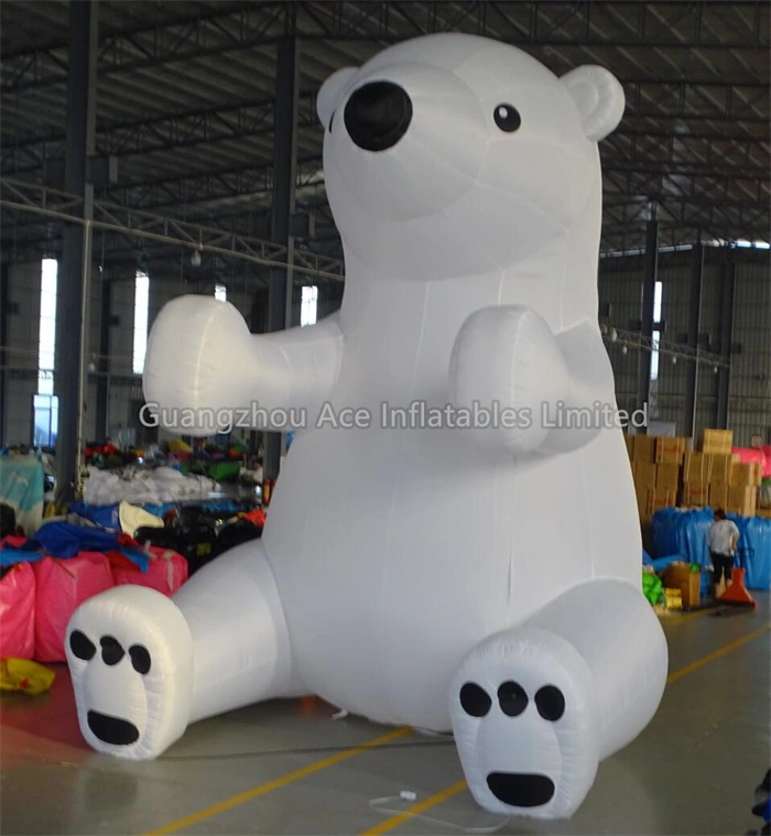Custom Christmas Inflatable Polar Bear - Image 3