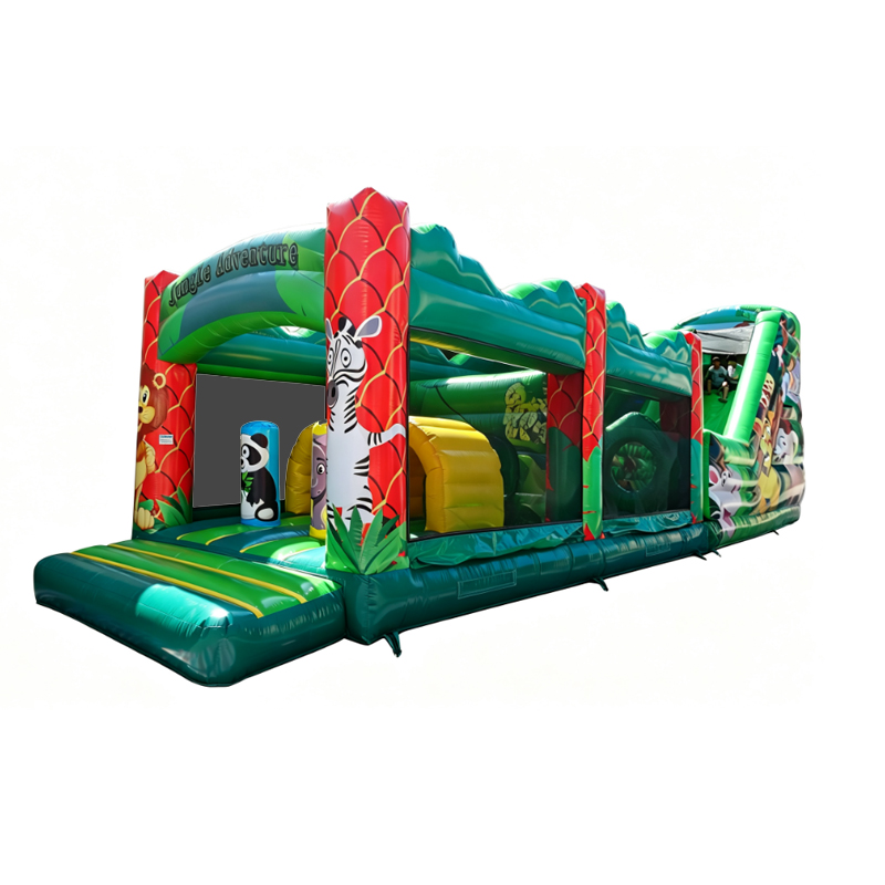 Jungle Adventure Inflatable Obstacle Course