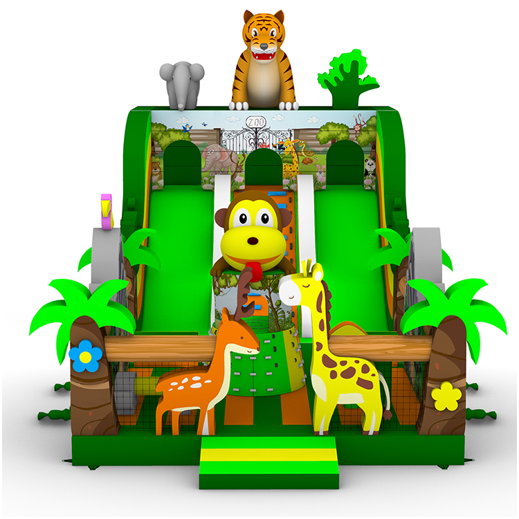 Jungle Animal Inflatable Playground - Image 2