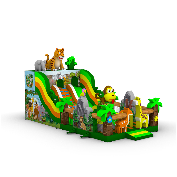 Jungle Animal Inflatable Playground - Image 3