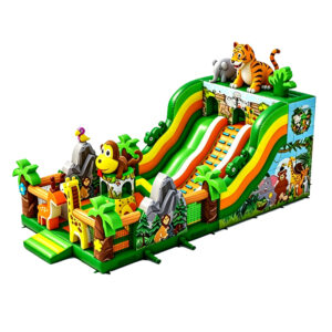 Jungle Animal Inflatable Playground