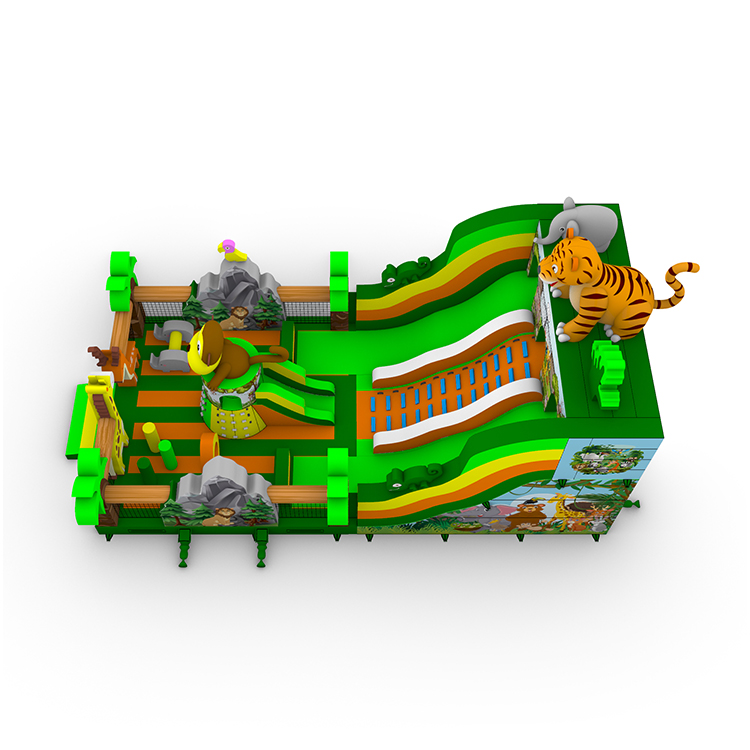 Jungle Animal Inflatable Playground - Image 4