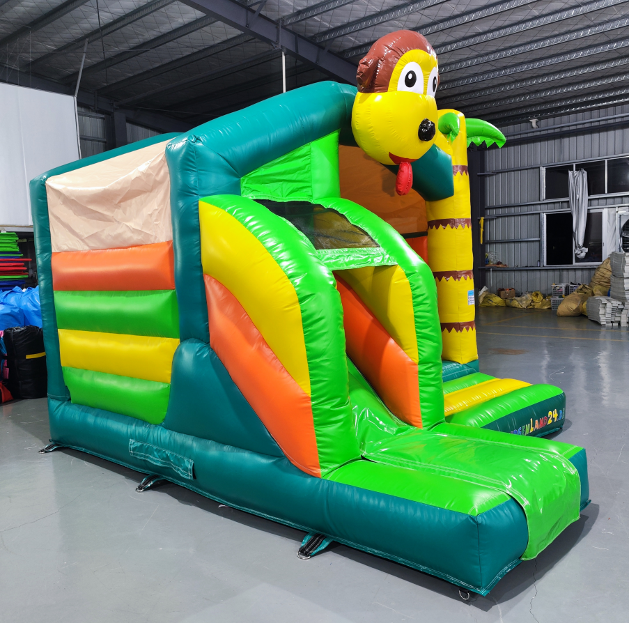 Monkey Inflatable Bouncy Castle with Slide - Image 4