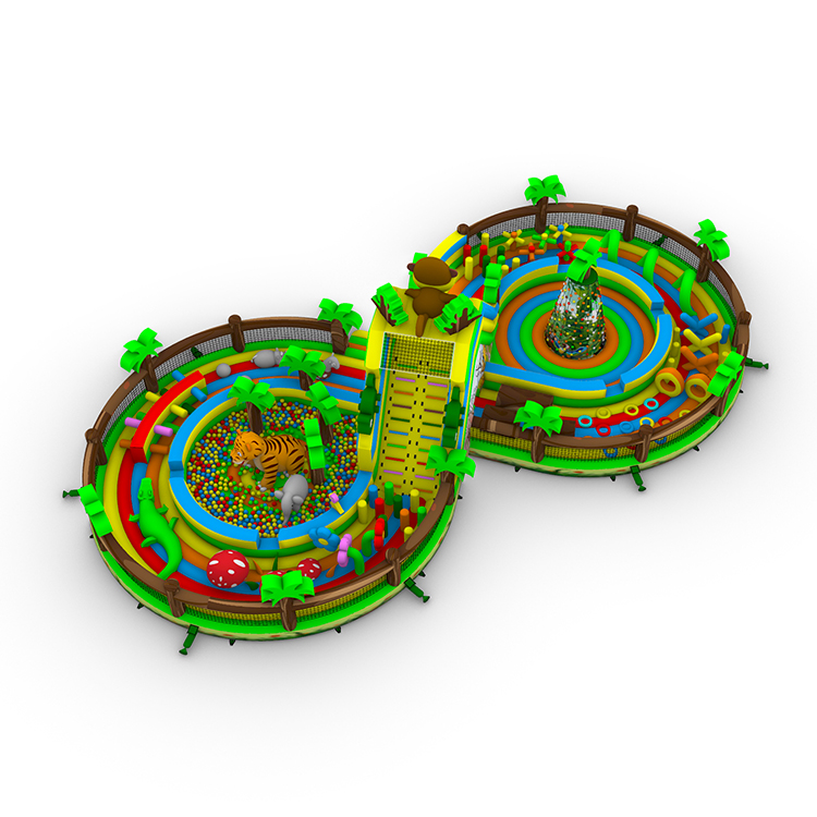 Jungle Monkey Inflatable Playground - Image 3