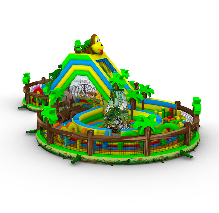 Jungle Monkey Inflatable Playground - Image 4