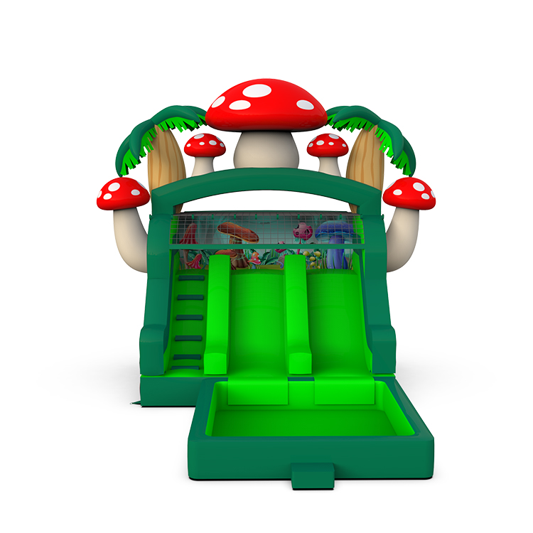 Jungle Mushroom Inflatable Water Slide - Image 2
