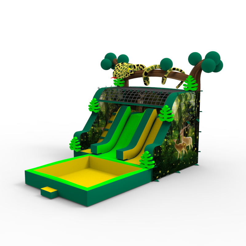 Jungle Snake Inflatable Water Slide - Image 2