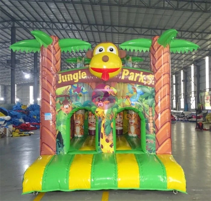Jungle Theme Inflatable Obstacle Course - Image 3