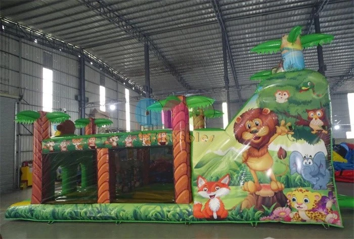 Jungle Theme Inflatable Obstacle Course - Image 4