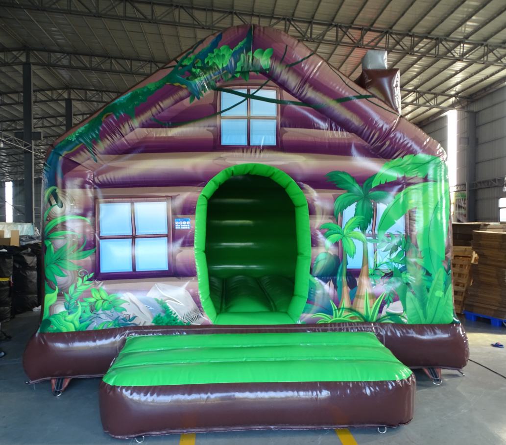 Jungle Tree House Inflatable Bounce House - Image 2