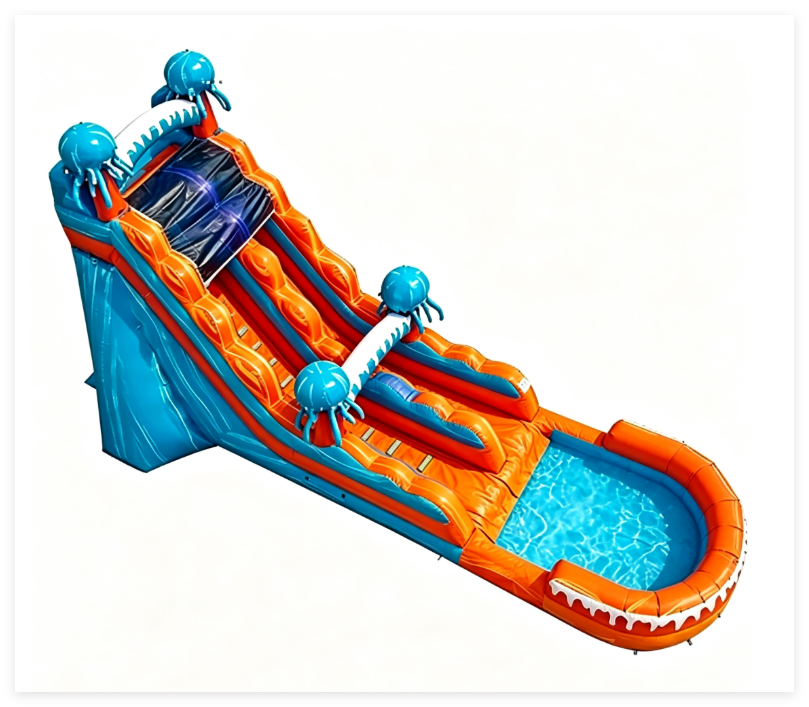 Large Inflatable Water Slide for Outdoor & Backyard - Image 2