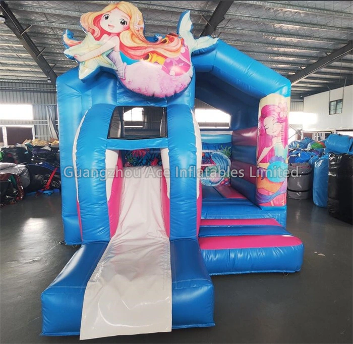 Mermaid Princess Inflatable Bouncy Castle Combo - Image 2