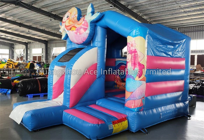 Mermaid Princess Inflatable Bouncy Castle Combo - Image 3