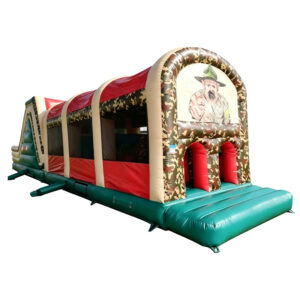 Military Camouflage Inflatable Obstacle Course
