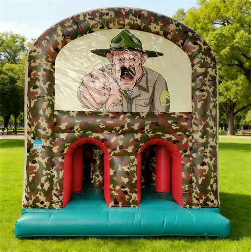Military Camouflage Inflatable Obstacle Course - Image 2