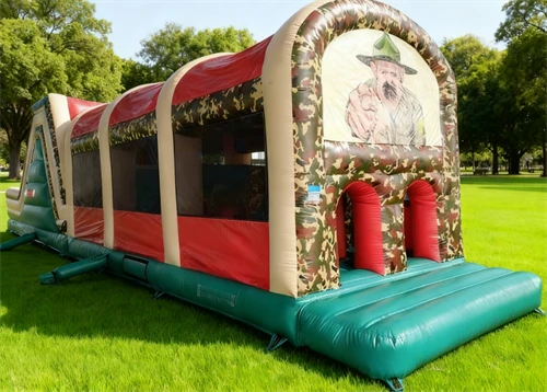 Military Camouflage Inflatable Obstacle Course - Image 3