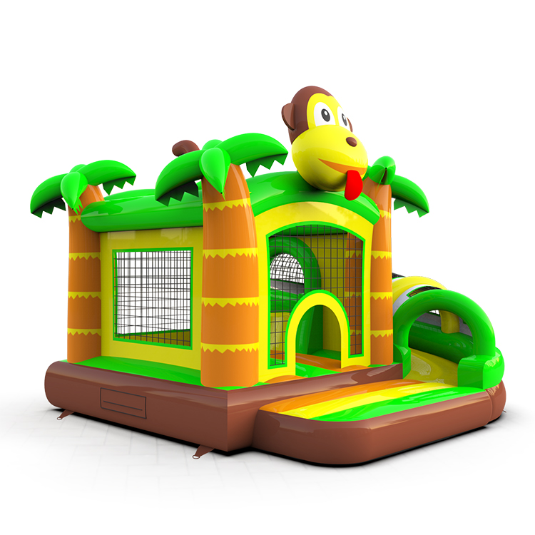 Monkey Jungle Theme Inflatable Bouncy Castle - Image 2