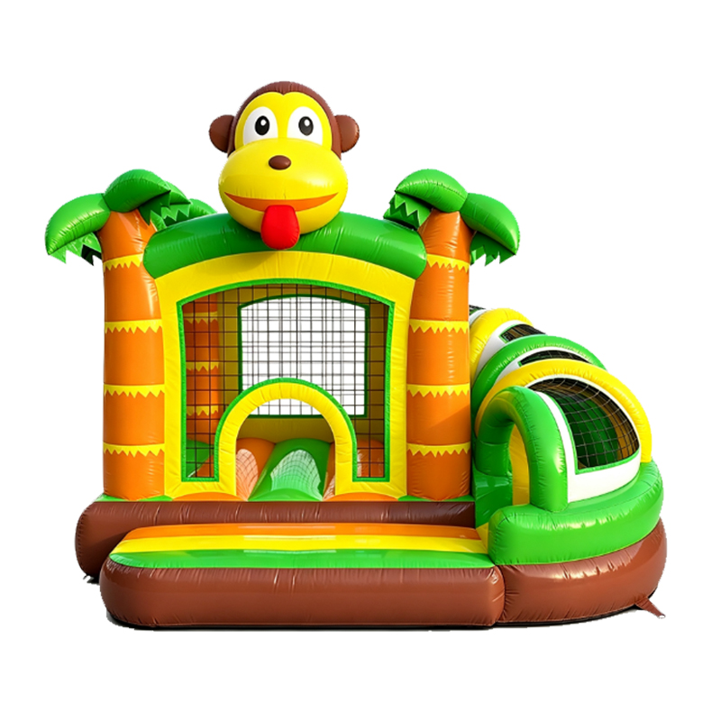 Monkey Jungle Theme Inflatable Bouncy Castle