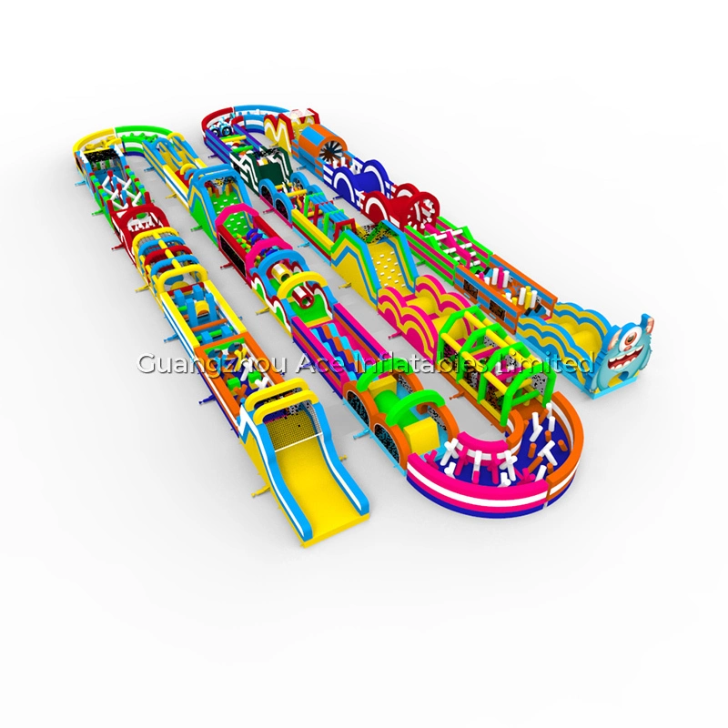 Monster Theme Giant 5K Inflatable Obstacle Course - Image 2
