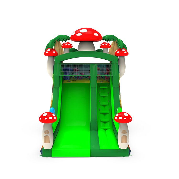 Mushroom Forest Inflatable Dry Slide - Image 3