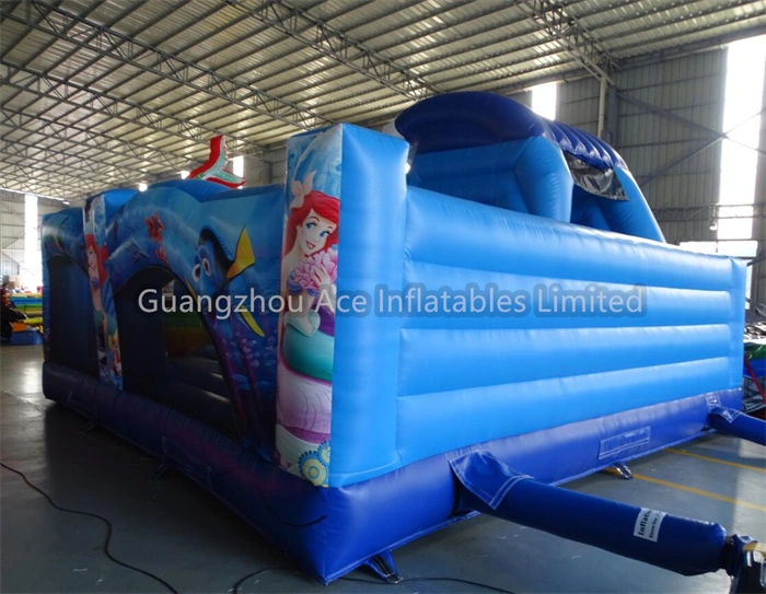 Ocean Mermaid Inflatable Playground - Image 4