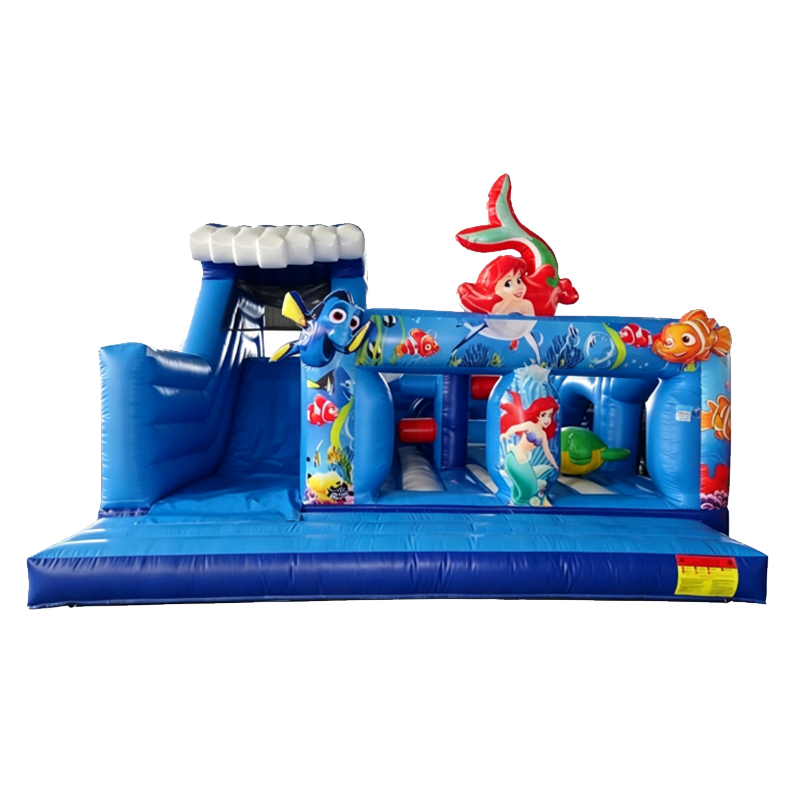 Ocean Mermaid Inflatable Playground
