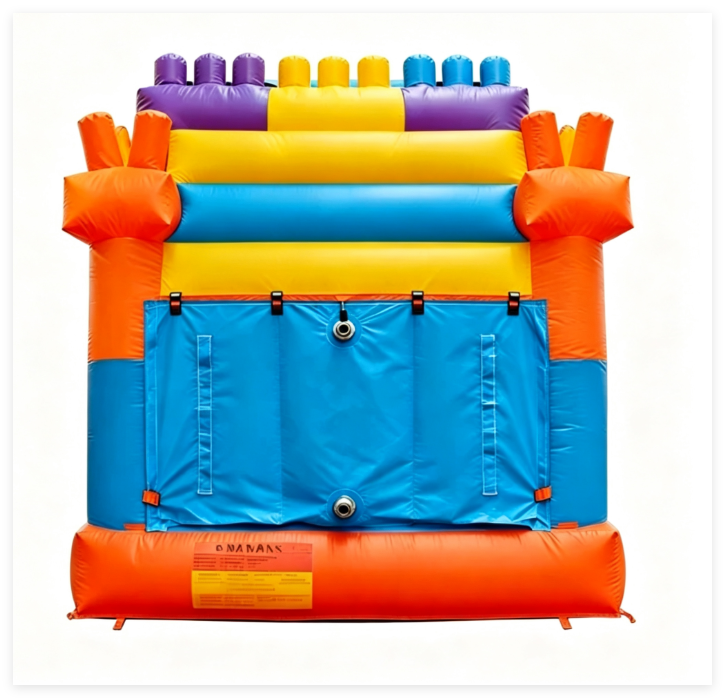 Custom Outdoor Inflatable Dry Slide for Kids - Image 4