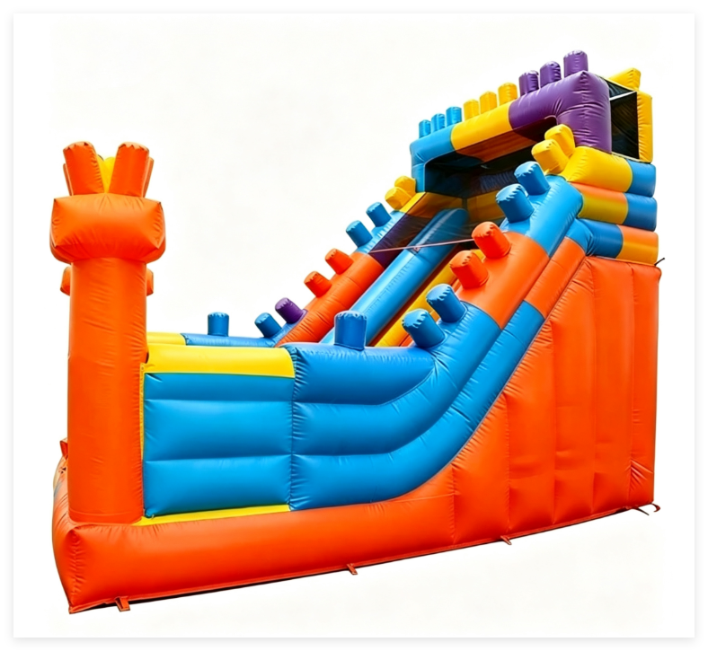 Custom Outdoor Inflatable Dry Slide for Kids - Image 3