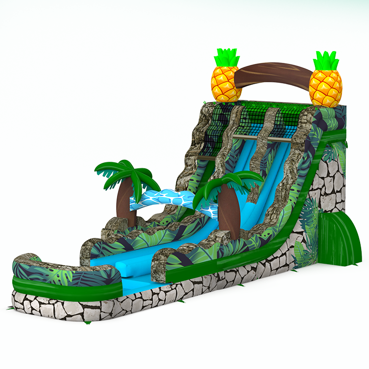 Pineapple Palm Tree Inflatable Water Slide - Image 3