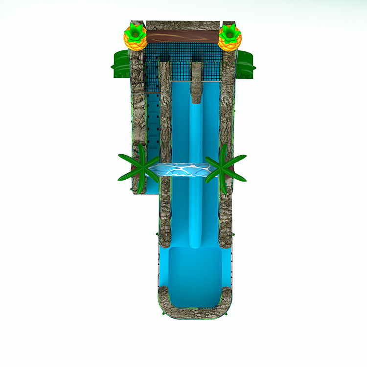 Pineapple Palm Tree Inflatable Water Slide - Image 4