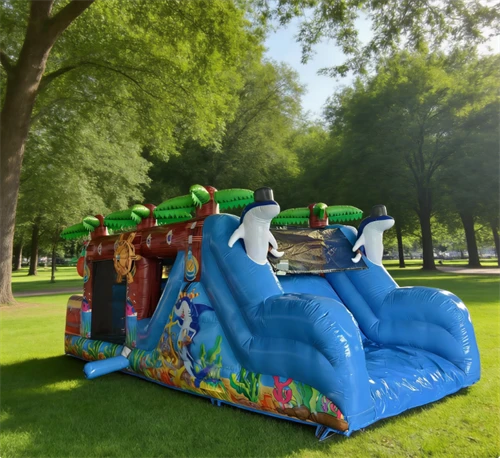 Pirate Ocean Theme Inflatable Obstacle Course - Image 4