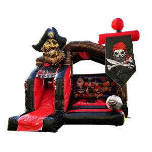 Pirate Ship Inflatable Bouncy Castle with Slide
