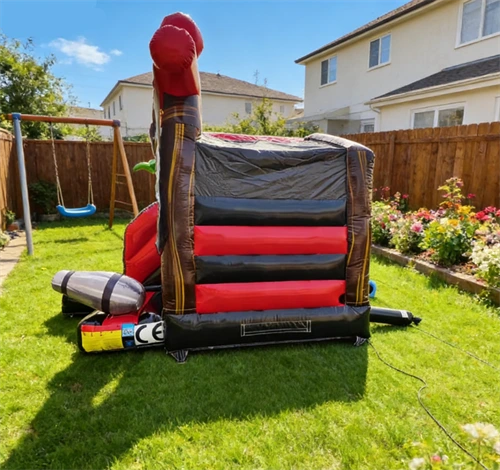 Pirate Ship Inflatable Bouncy Castle with Slide - Image 4