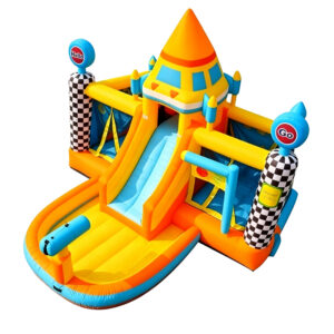 Rocket Inflatable Castle Kids Bouncy Castle Combo