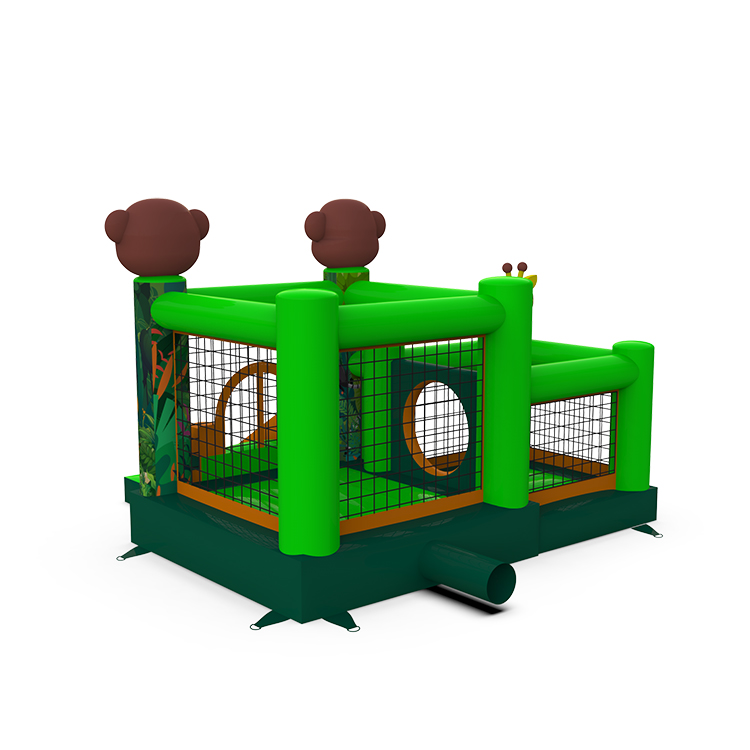 Safari Jungle Animal Inflatable Bouncy Castle Combo - Image 4