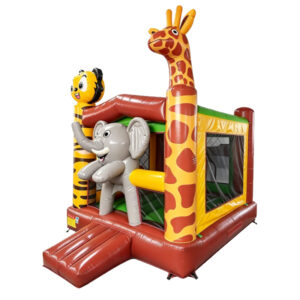 Safari Zoo Animal Inflatable Bouncy Castle