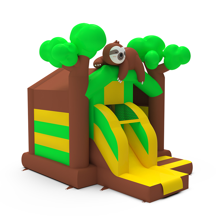 Sloth Tree Jungle Inflatable Bouncy Castle - Image 2