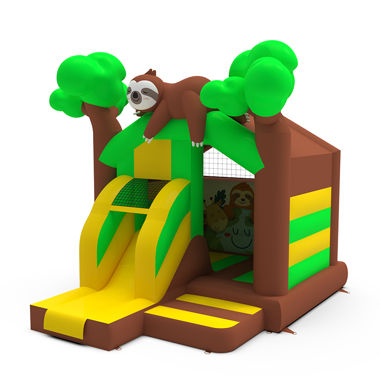 Sloth Tree Jungle Inflatable Bouncy Castle - Image 3