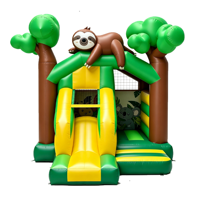 Sloth Tree Jungle Inflatable Bouncy Castle