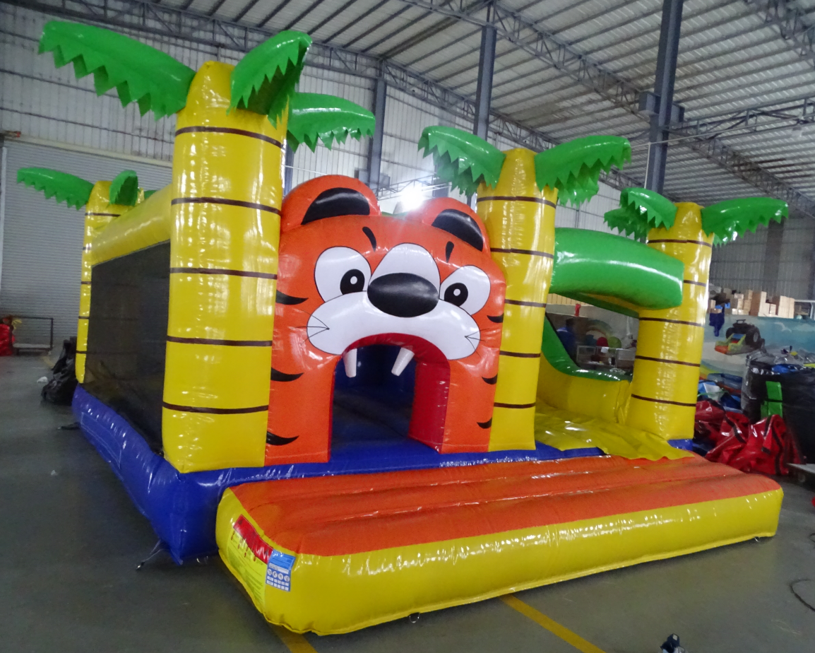 Tiger Jungle Inflatable Bouncy Castle - Image 3