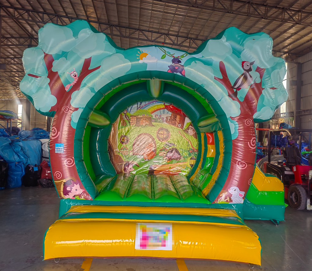 Woodland Forest Tree House Inflatable Bouncy Castle - Image 2