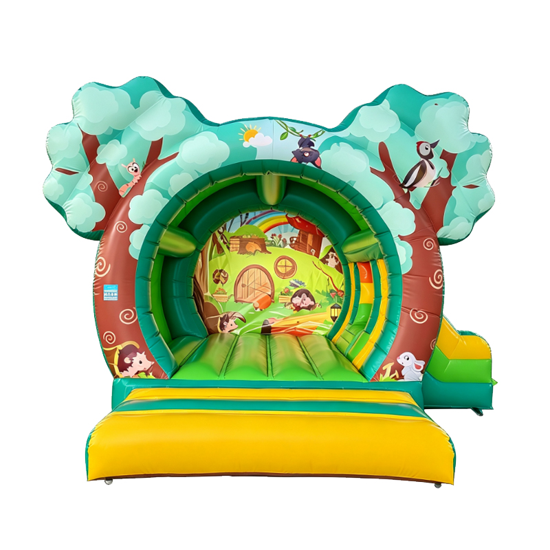 Woodland Forest Tree House Inflatable Bouncy Castle